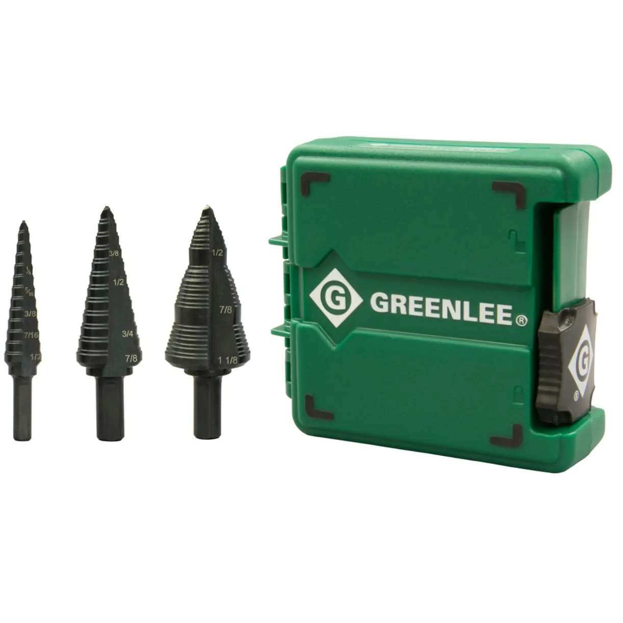 Imágen referencial de juego de brocas escalonadas