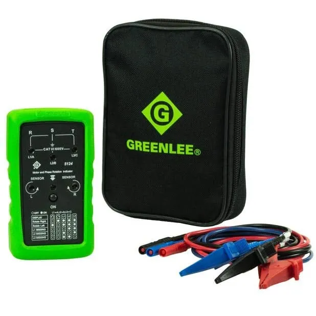 Imágen referencial del indicador de secuencia de fases y rotación