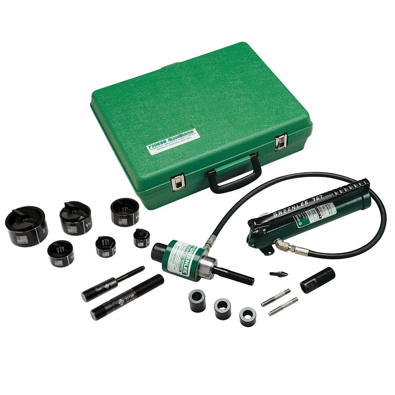 Imágen referencial del juego sacabocados hidraulico