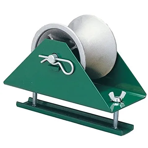 Imagen referencial de polea cable con soporte