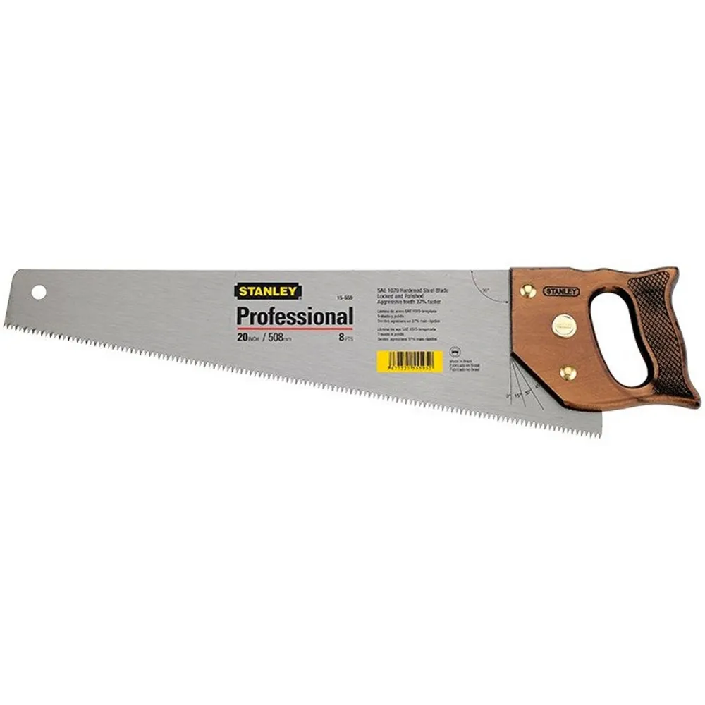 Imagen referencial serrucho carpintero 20"